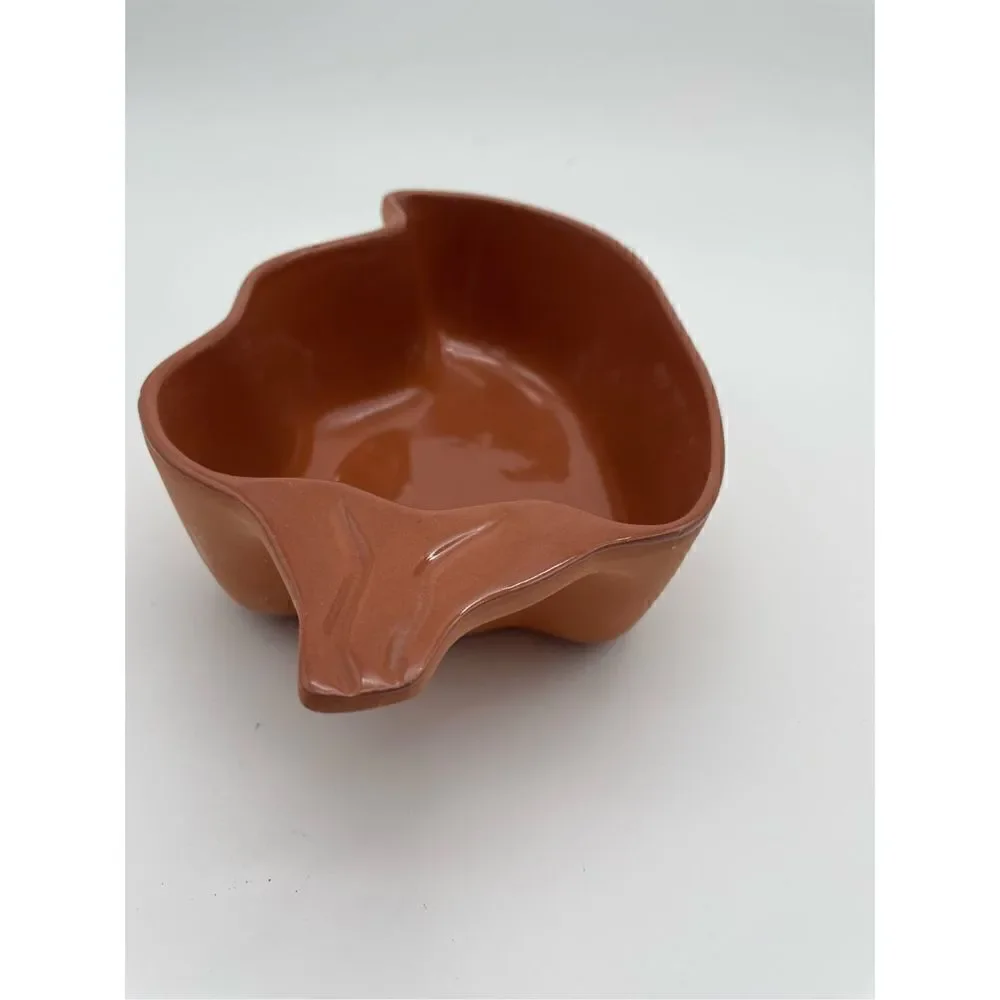 Vintage Terracotta Pepper Shaped Roaster / Salsa Pan Serveware